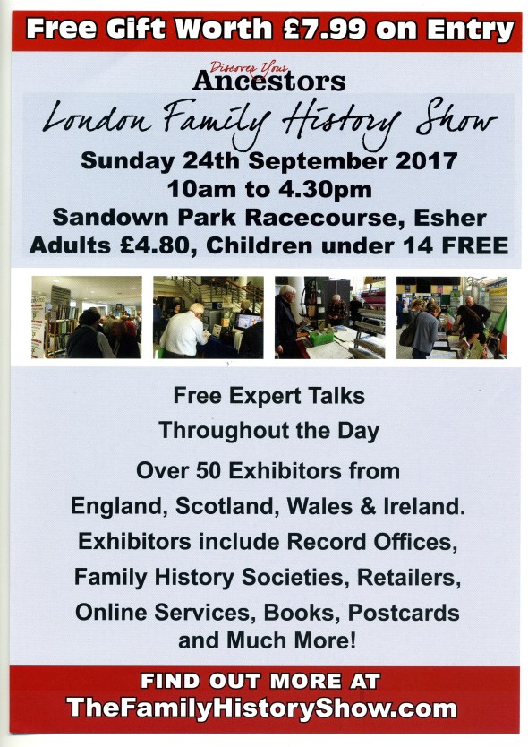 London Family HIstory Show
